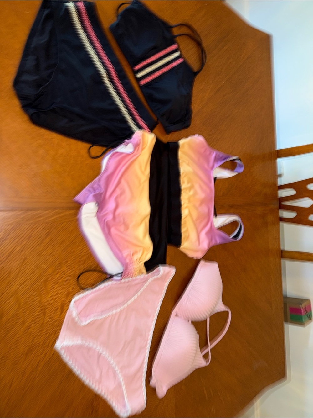 Bundle of 3 women’s 2 Piece Swimsuits size Large